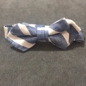 Crew cuts seersucker little boy bow tie
